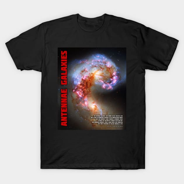 Antennae Galaxies #2 T-Shirt by headrubble